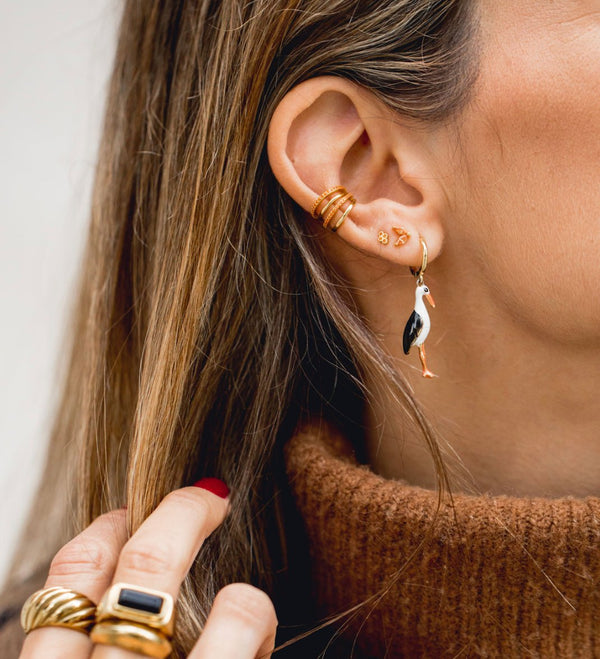 Pendientes Lila naranja