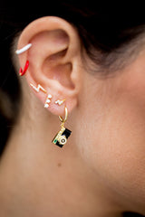 Pendientes Rayo Blanco
