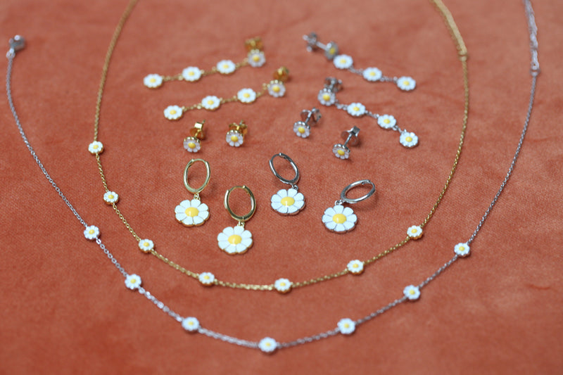 Aros Margarita Plata
