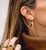 Pendientes bausa naranja