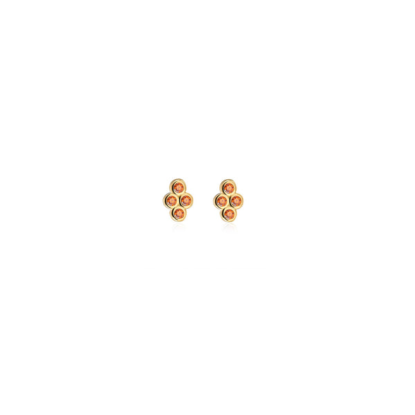 Pendientes bausa naranja