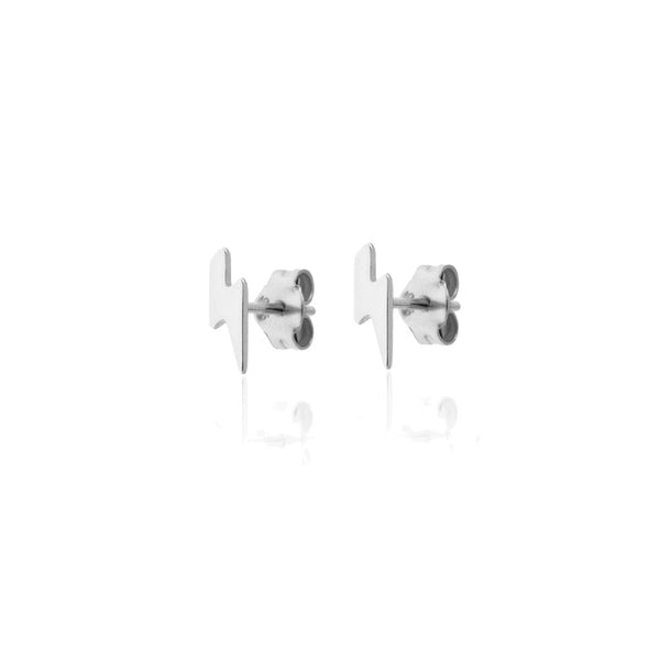 Pendientes Rayo Plata