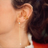 Ear Cuff Chiqui naranja