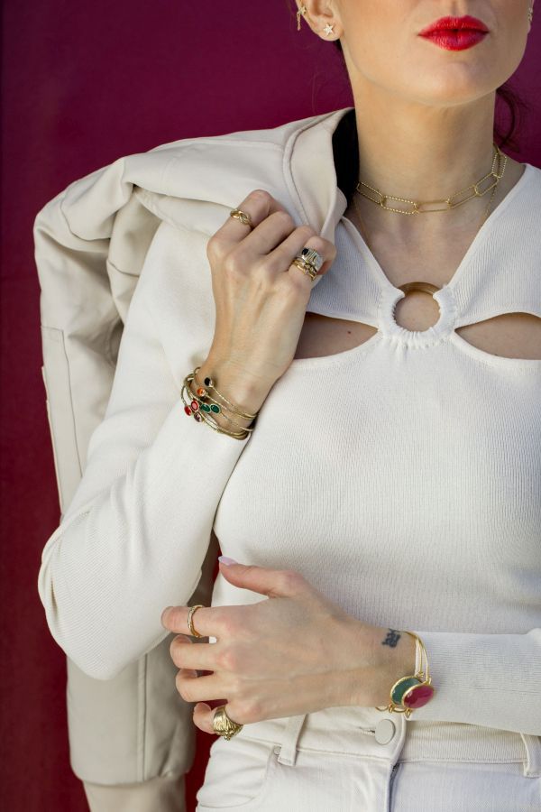 Pulsera Minimal Azul Marino