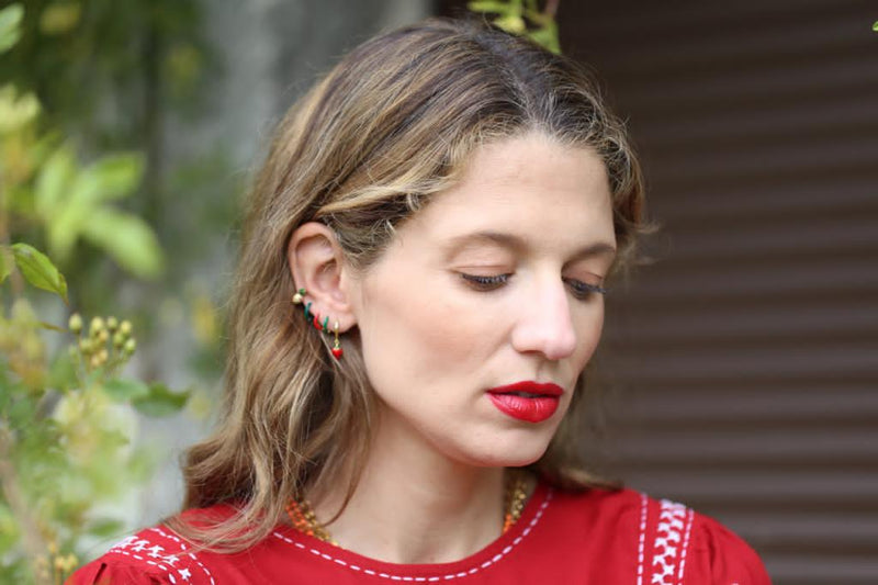 Aros Mati Rojos