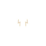 Pendientes Rayo Blanco