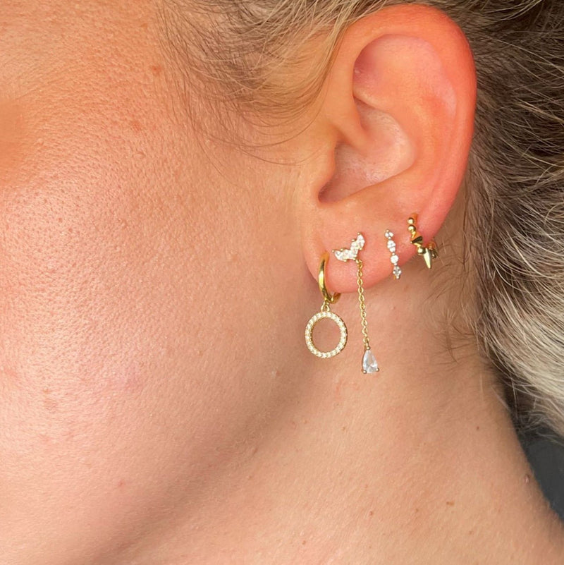 Pendientes Tulipán Blancos