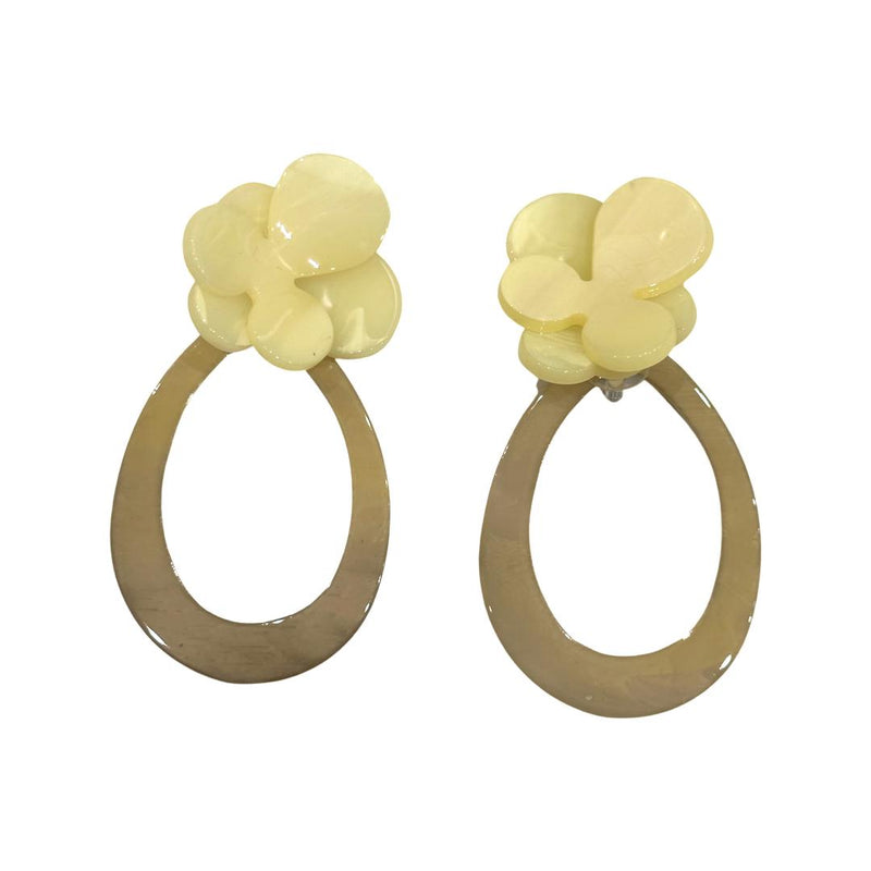 Pendientes Carmita Beige