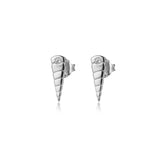 Pendientes Cono Plata