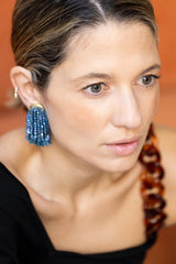 Pendientes Clip Aurelia Azul