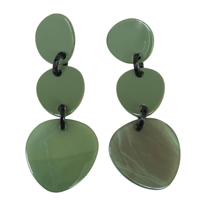 Pendientes Florida Verde