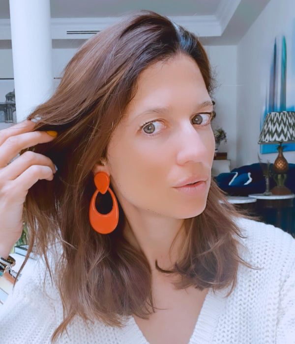 Pendientes Ángeles Rojo