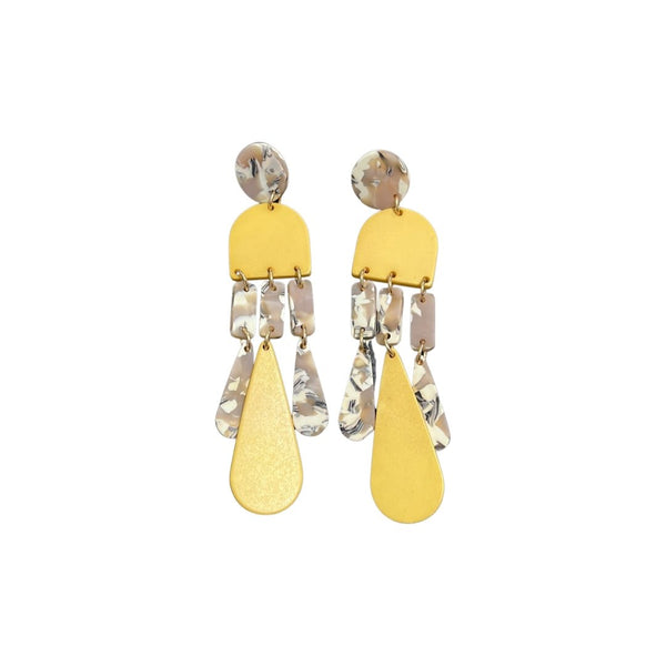 Pendientes Agua Amarillo