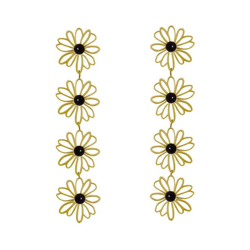 Pendientes Honolulu Negro