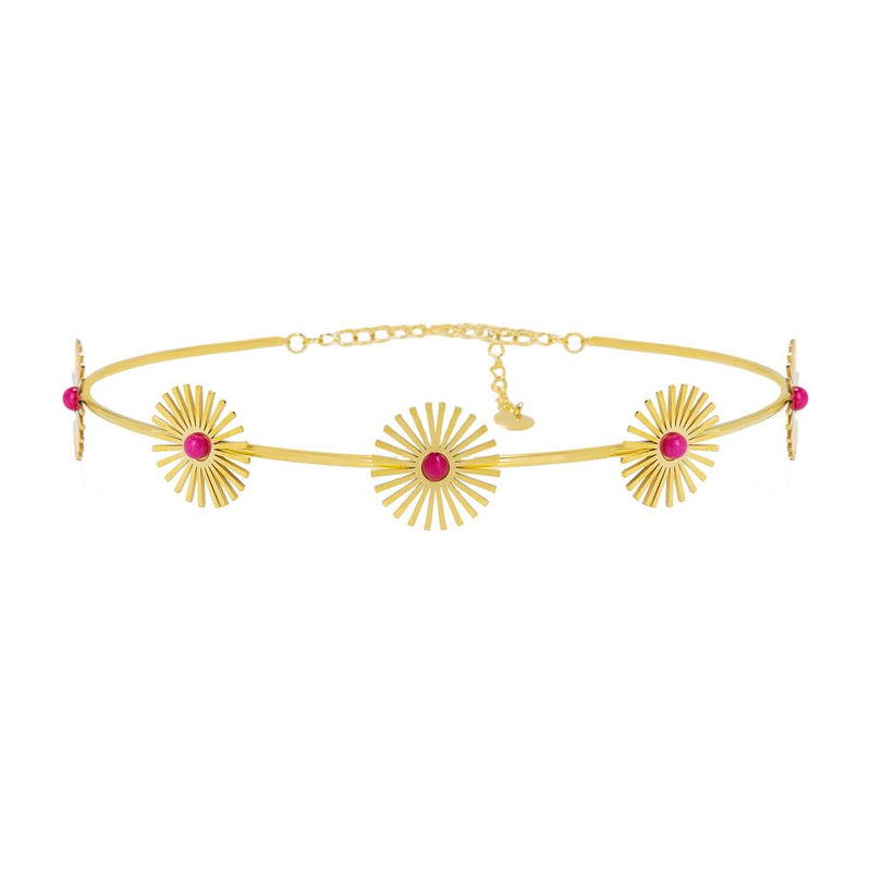 Choker Soles Fucsia