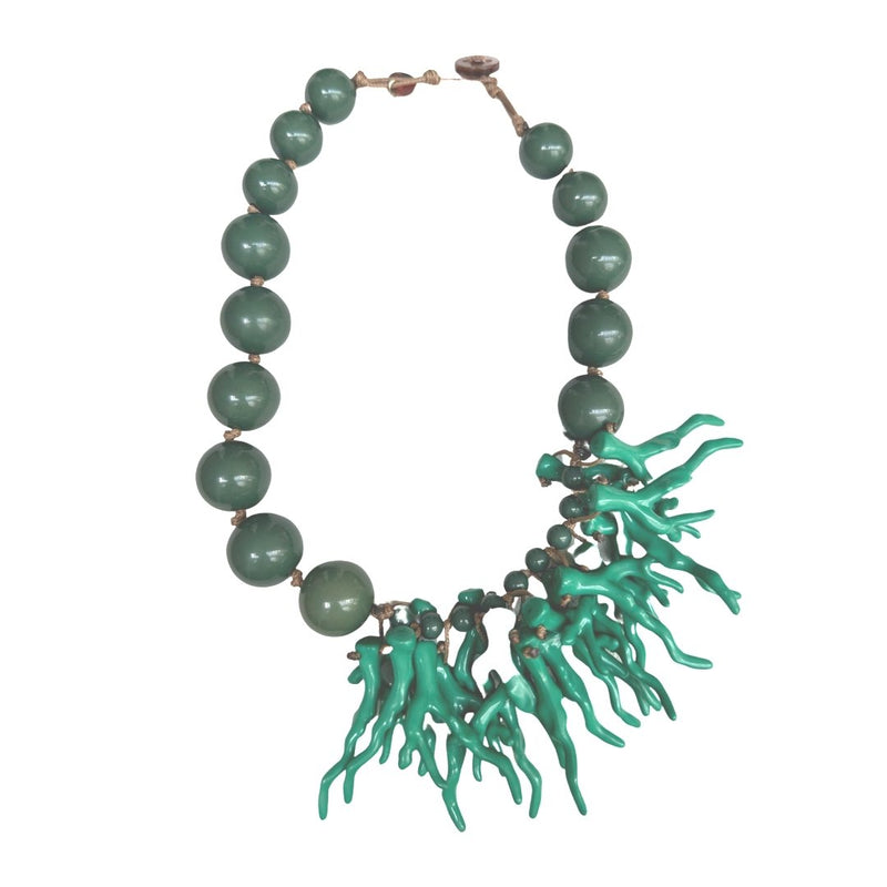 Collar Gorgonia Verde
