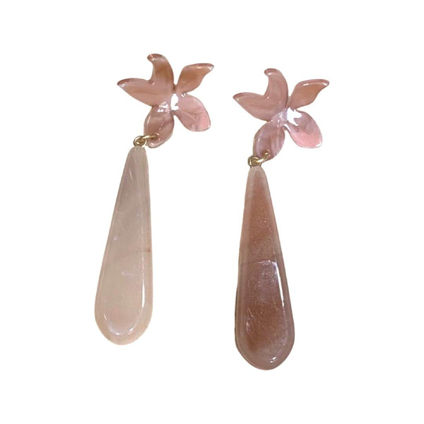 Pendientes Lis Rosa Claro
