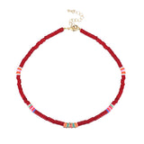 Collar Sahara Rojo